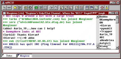 IRC chat