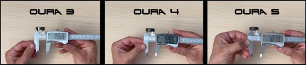 Srovnání Oura 5 Oura 4 Oura 3 průměr